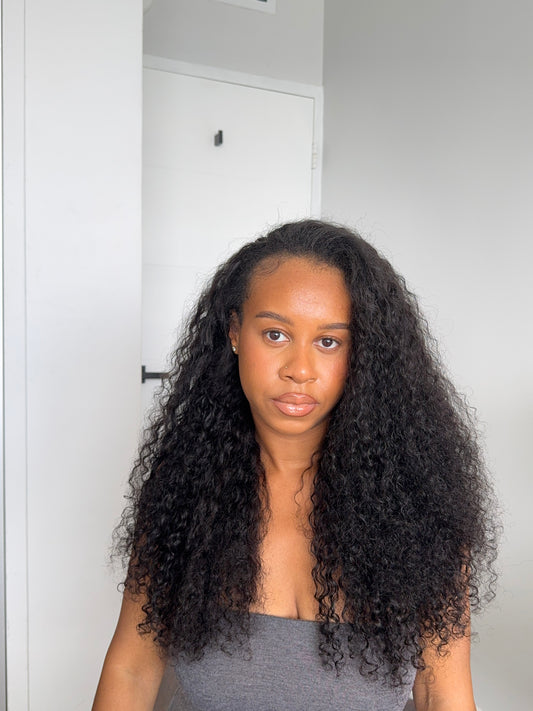 CURLY FLIPOVER HALF WIG