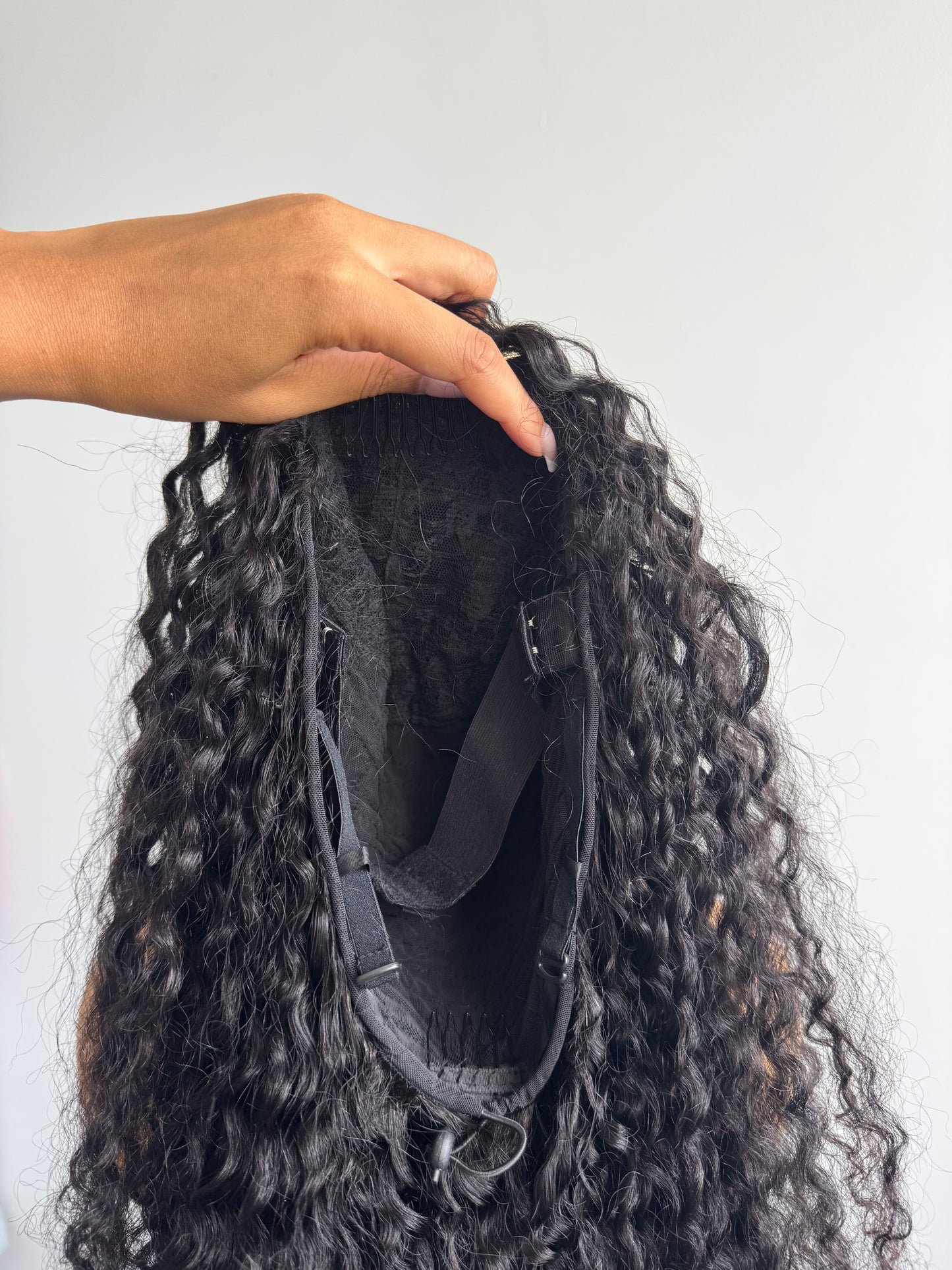 CURLY FLIPOVER HALF WIG